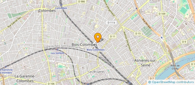 localisation de l'entreprise 9FFGS à BOIS-COLOMBES