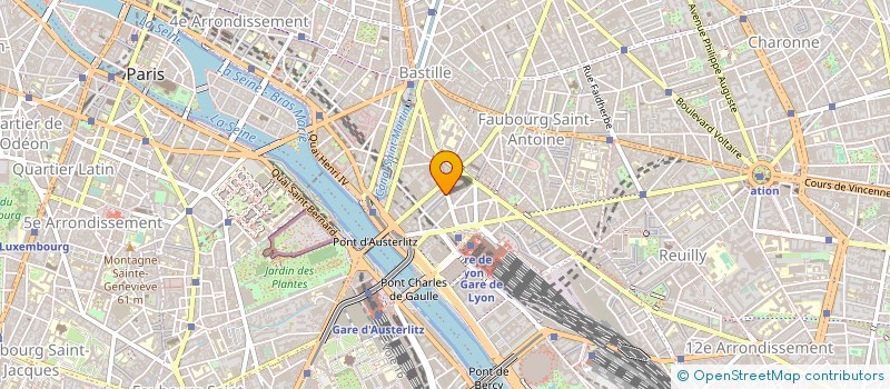 localisation de l'entreprise 9HOTEL BASTILLE LYON  PARIS