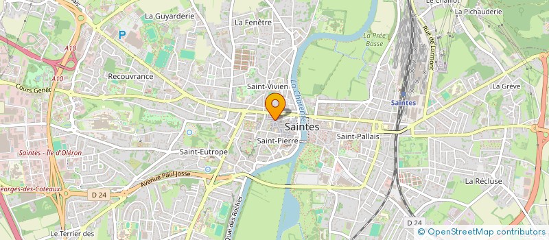 localisation de l'entreprise 9ODBILLON PATRICK à SAINTES