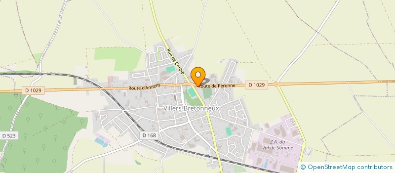localisation de l'entreprise 9P PRODUCTION à VILLERS-BRETONNEUX