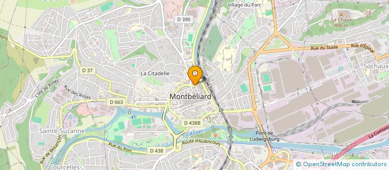 localisation de l'entreprise 9RE à MONTBELIARD