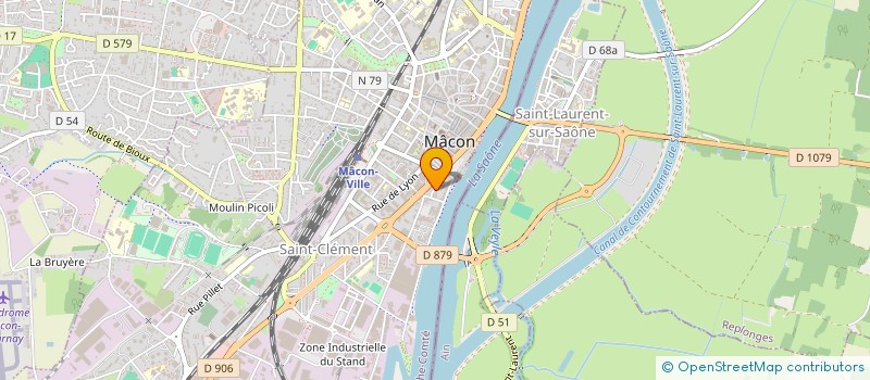 localisation de l'entreprise A 180 DEGRES à MACON