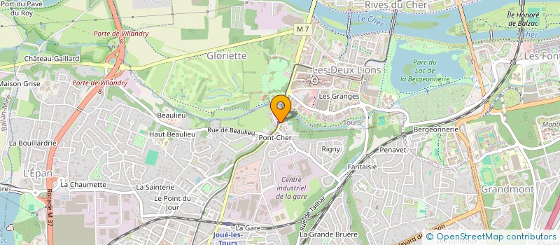 localisation de l'entreprise A 2 A 37 LOCATION  JOUE LES TOURS