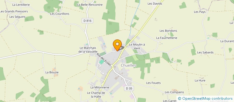 localisation de l'entreprise A 2 A à CHUELLES