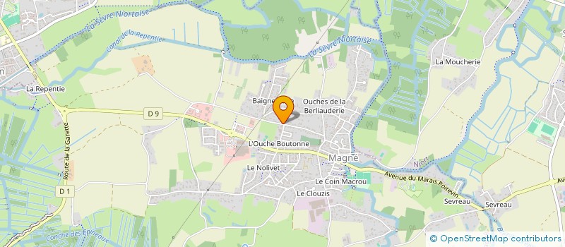 localisation de l'entreprise A 2 AMENAGEMENTS à MAGNE