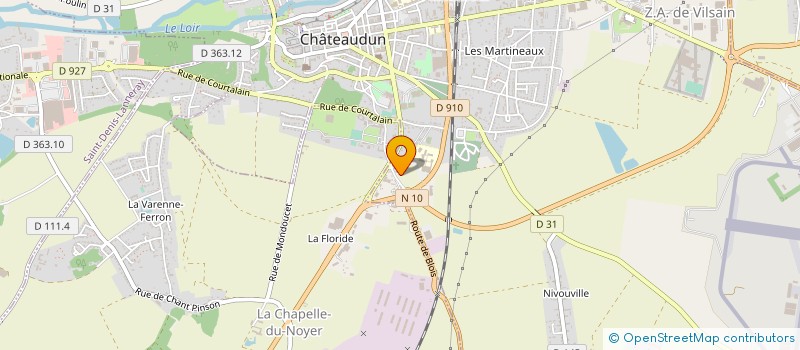 localisation de l'entreprise A 2 ANGES à CHATEAUDUN