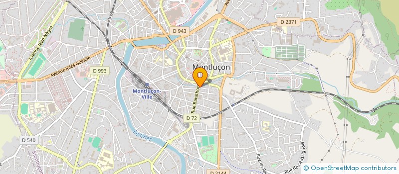 localisation de l'entreprise A 2 B à MONTLUCON
