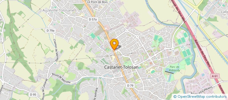 localisation de l'entreprise A 2 B à CASTANET-TOLOSAN