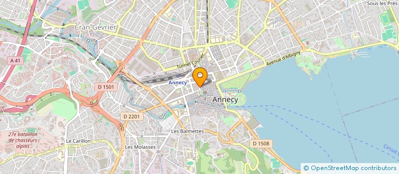 localisation de l'entreprise A.2.C.R. ANNECY à ANNECY