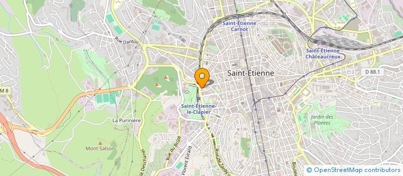 localisation de l'entreprise A 2 CONCEPT à SAINT-ETIENNE
