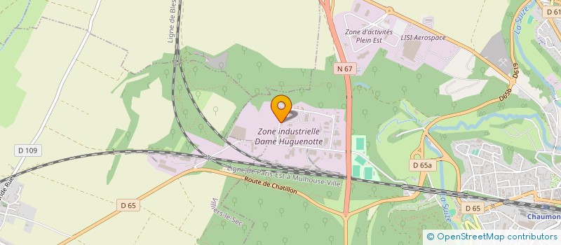 localisation de l'entreprise A 2 D MENUISERIE à CHAUMONT