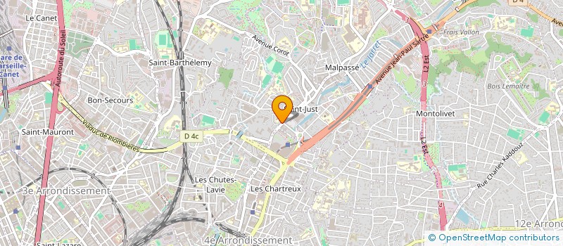 localisation de l'entreprise A 2 FERMETURES à MARSEILLE