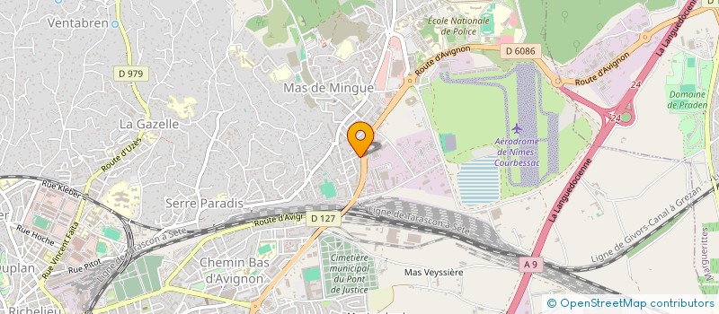 localisation de l'entreprise A 2 INVEST  NIMES