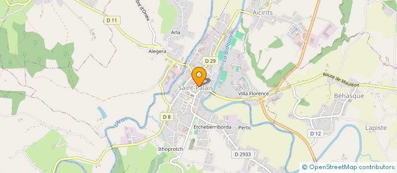 localisation de l'entreprise A.2.L. à SAINT-PALAIS