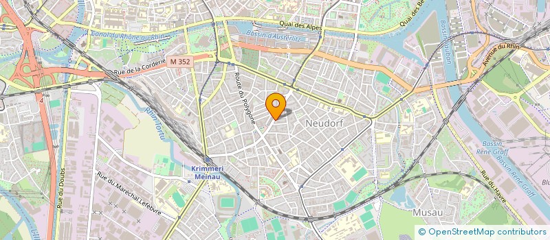 localisation de l'entreprise A 2 M à STRASBOURG
