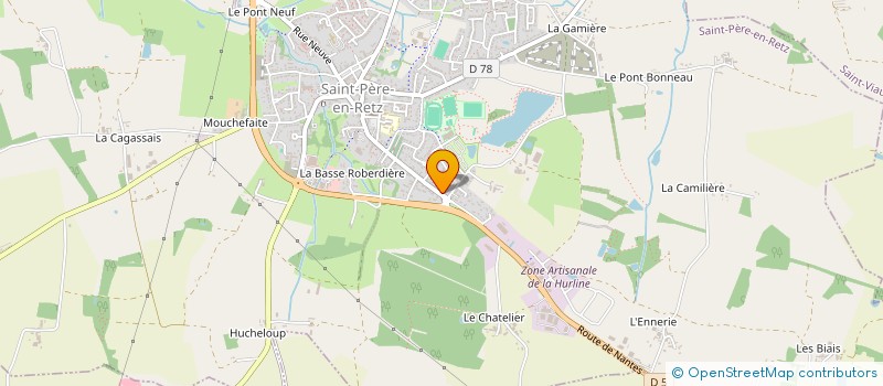 localisation de l'entreprise A 2 M 44  CHAUMES-EN-RETZ