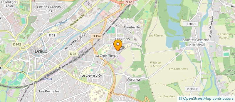 localisation de l'entreprise A 2 M à DREUX