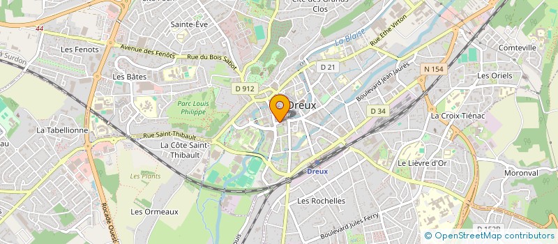 localisation de l'entreprise A 2 M ASSUR à DREUX