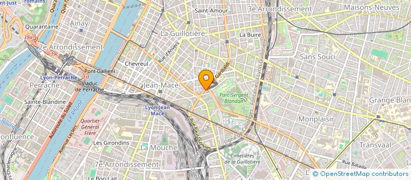 localisation de l'entreprise A 2 M CONSEIL à LYON