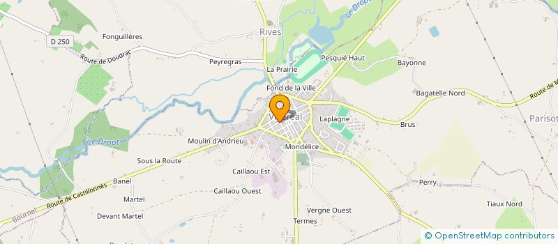 localisation de l'entreprise A 2 M SARL  VILLEREAL