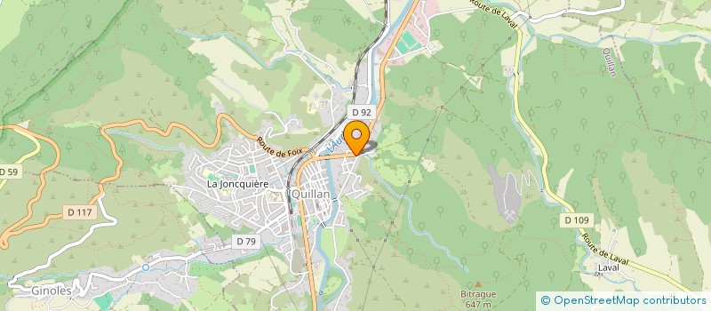 localisation de l'entreprise A 2 MAX à QUILLAN