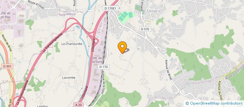 localisation de l'entreprise A 2. P  USSAC