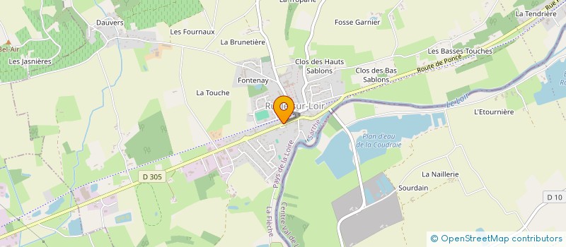 localisation de l'entreprise A 2 PAS à LA CHARTRE-SUR-LE-LOIR