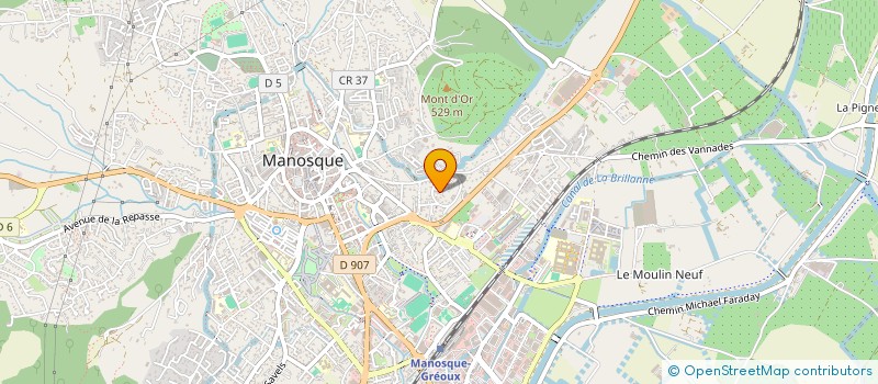 localisation de l'entreprise A 2 PLAQUISTES à MANOSQUE
