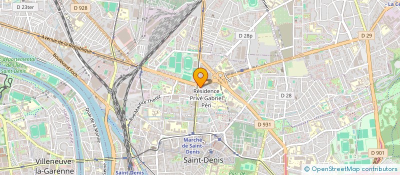 localisation de l'entreprise A 2 R EMBRAYAGES à SAINT-DENIS