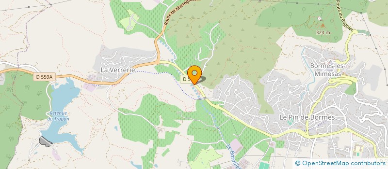 localisation de l'entreprise A 2 ROUES  BORMES-LES-MIMOSAS