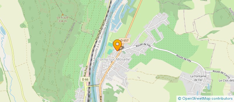 localisation de l'entreprise A 2 T à CORNY-SUR-MOSELLE