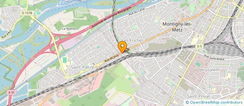 localisation de l'entreprise A 2 T IMMOBILIER à MONTIGNY-LES-METZ