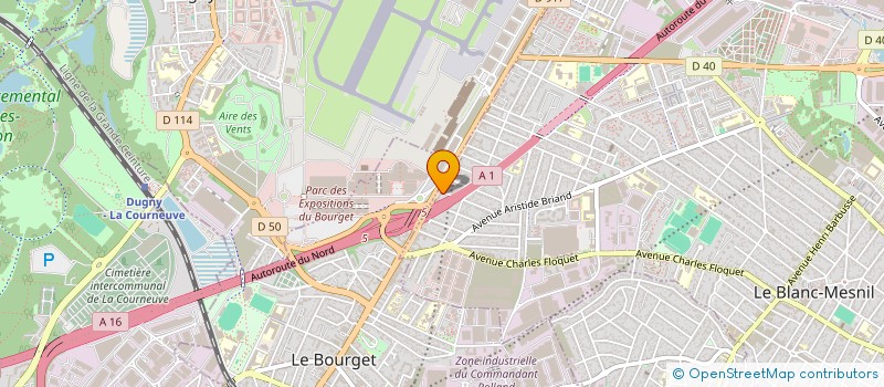 localisation de l'entreprise A 2 Z à LE BLANC-MESNIL