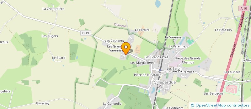 localisation de l'entreprise A.2E.P à VILLEPERDUE
