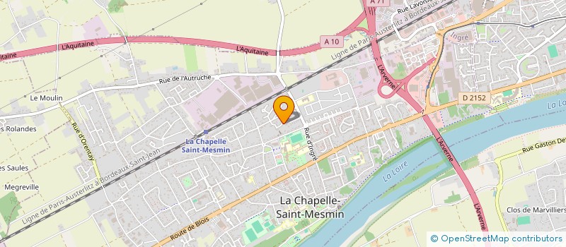 localisation de l'entreprise A 2M S SARL à LA CHAPELLE-SAINT-MESMIN