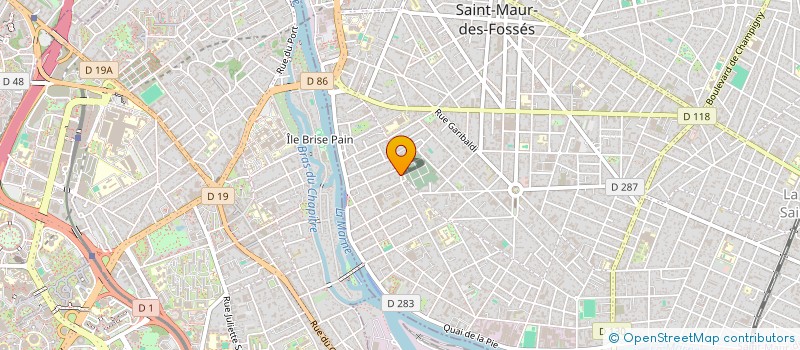 localisation de l'entreprise A.2V.LASER à SAINT-MAUR-DES-FOSSES