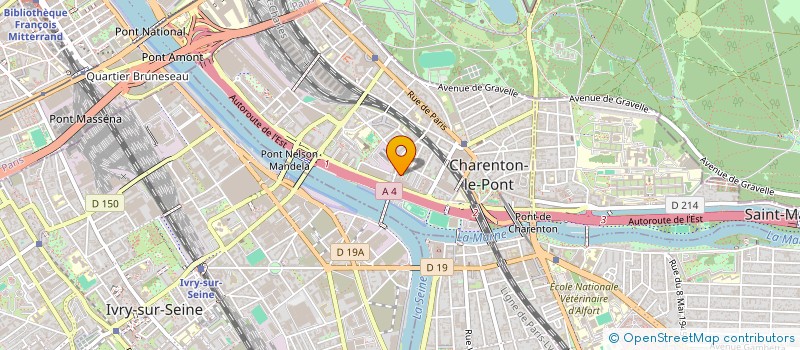 localisation de l'entreprise A 3 A à CHARENTON-LE-PONT