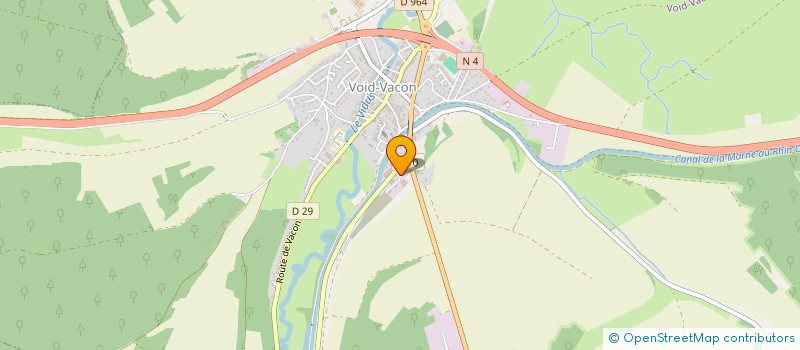 localisation de l'entreprise A 3 B à VOID-VACON