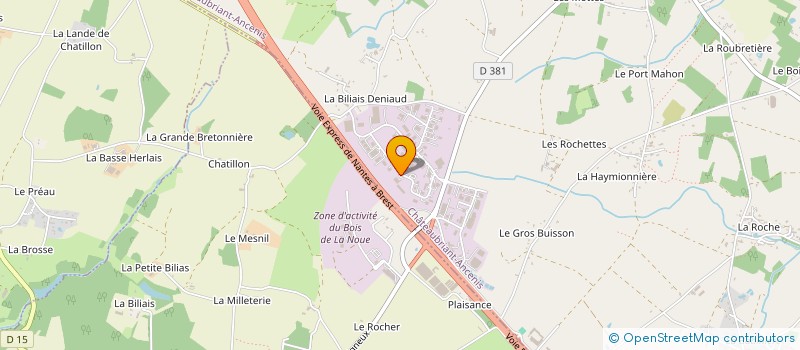 localisation de l'entreprise A 3 C à VIGNEUX-DE-BRETAGNE