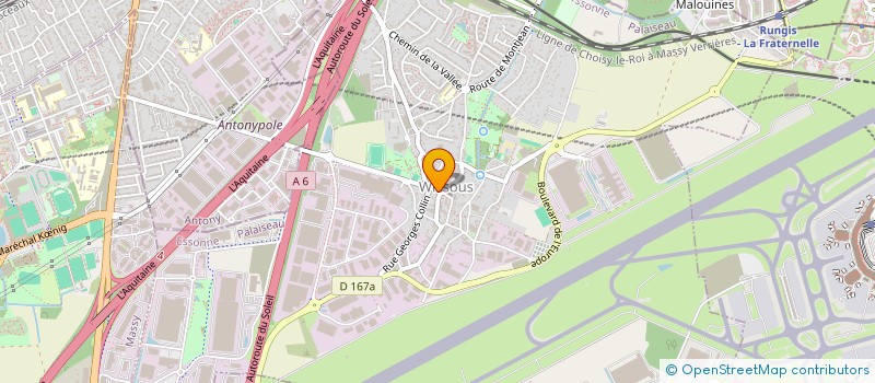localisation de l'entreprise A 3 C à WISSOUS