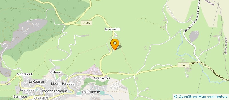 localisation de l'entreprise A 3 D CONSULTING  LACAUNE