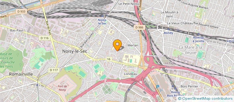 localisation de l'entreprise A.3 DEVELOPPEMENT à NOISY-LE-SEC