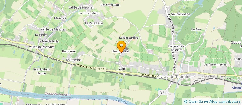 localisation de l'entreprise A 3 DISTRIBUTION  CIVRAY-DE-TOURAINE