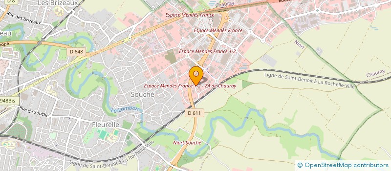 localisation de l'entreprise A 3 FERMETURES  NIORT