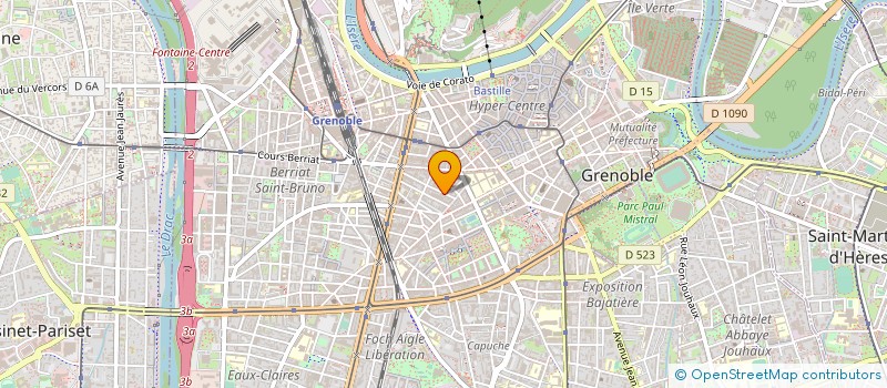 localisation de l'entreprise A 3 FORMATION INFORMATION EMPLOI à GRENOBLE