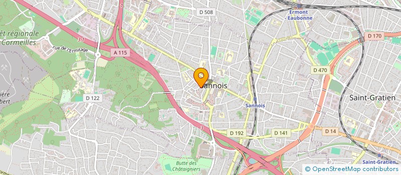 localisation de l'entreprise A 3 G F à SANNOIS