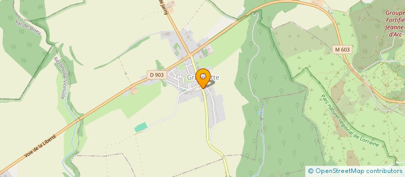 localisation de l'entreprise A 3 M à GRAVELOTTE