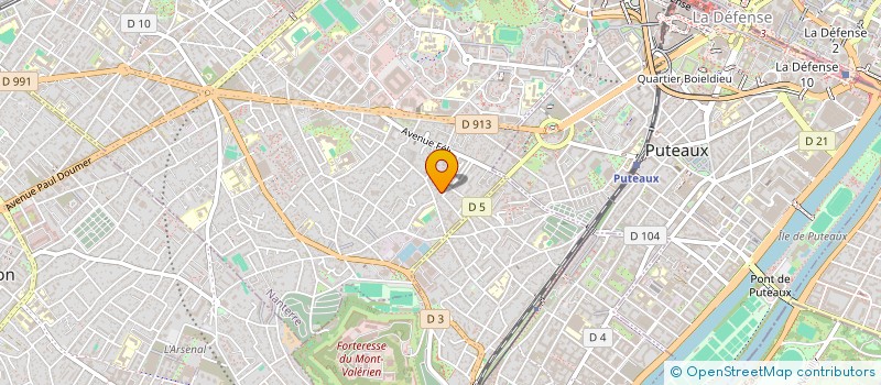 localisation de l'entreprise A.3.S à NANTERRE