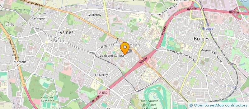 localisation de l'entreprise A 3 TRANSPORT à EYSINES