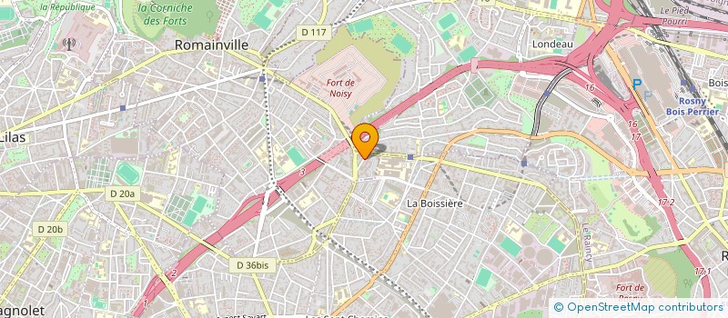 localisation de l'entreprise A 3 Z à ROMAINVILLE